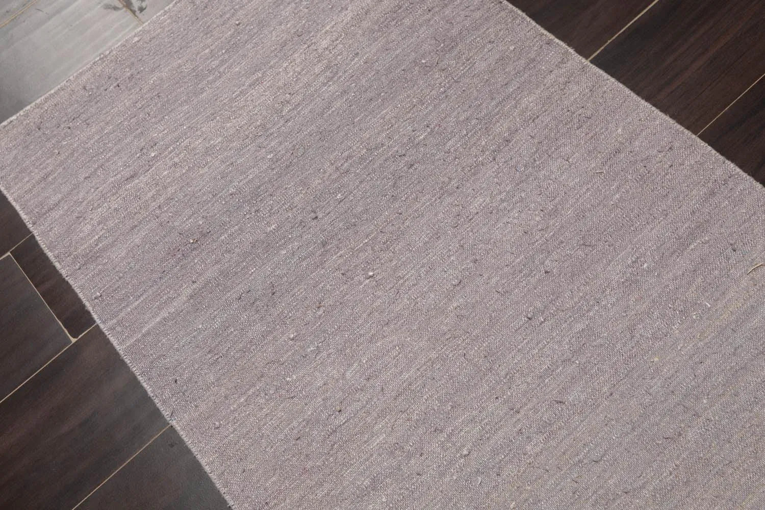 2' x 3' Hand Woven 100% Silk Modern Flatweave Kilim Oriental Area Rug Gray-2
