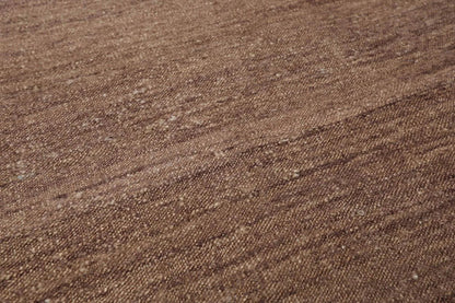 2' x 3' Hand Woven 100% Silk Modern Flatweave Kilim Oriental Area Rug Brown-2