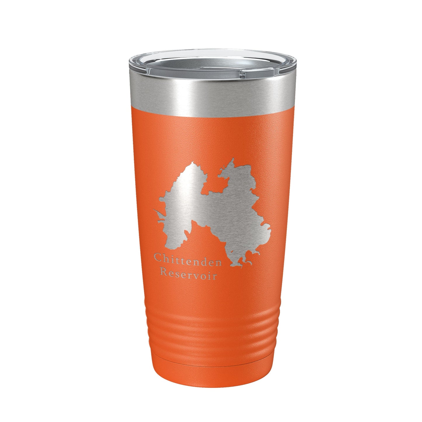 Chittenden Reservoir Tumbler Lake Map Travel Mug Insulated Laser Engraved Coffee Cup Vermont 20 oz-17