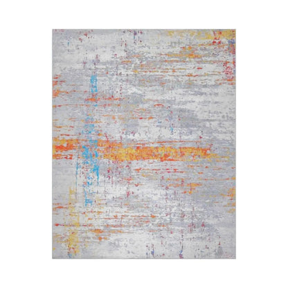 LoomBloom Multi Sizes Beige Machine Made Contemporary/Abstract Abstract Flatweave Polyester Oriental Area Rug-3