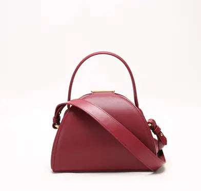 New Korean Style Genuine Leather Bucket Tote Bag
