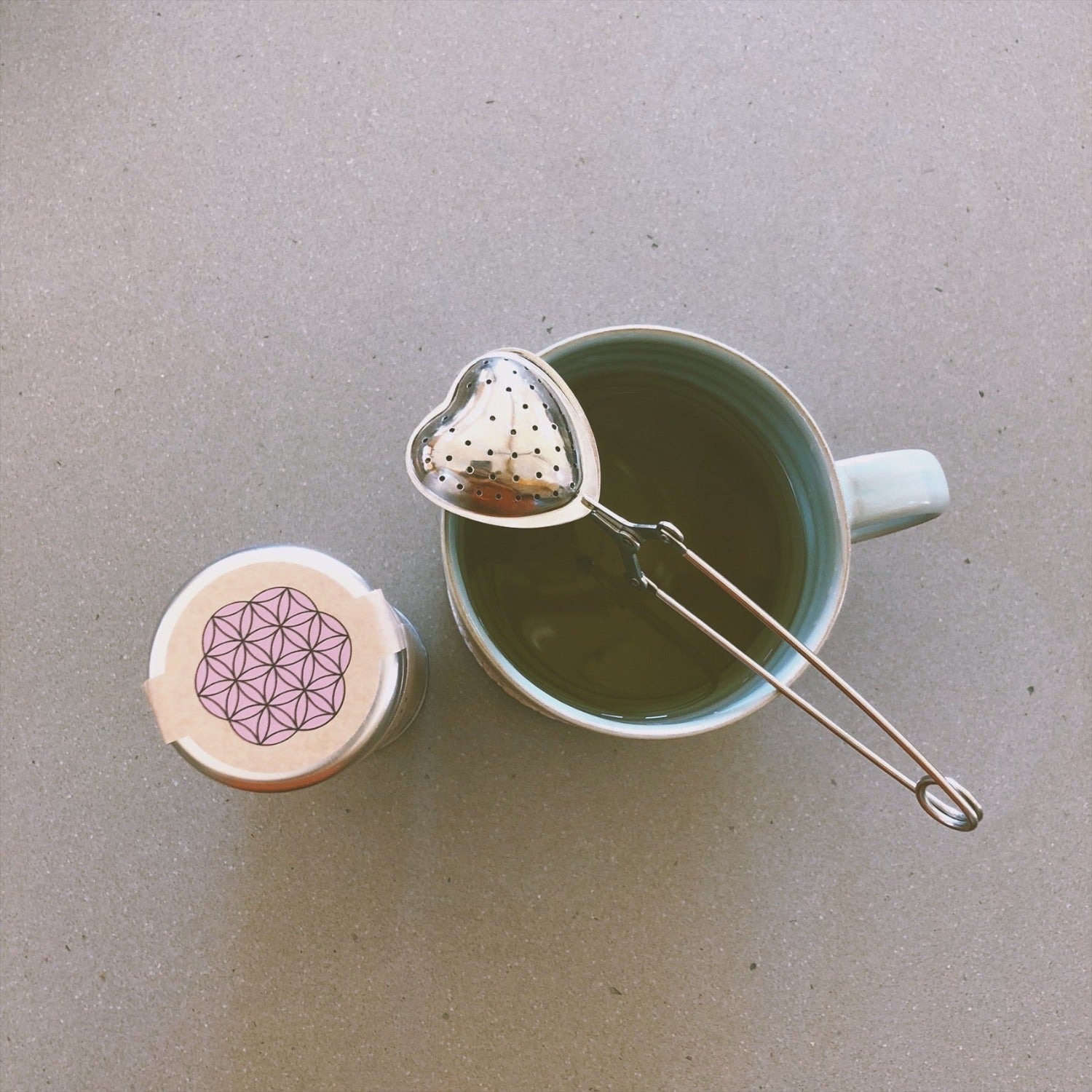 Heart Tea Infuser | Stainless Steel Strainer for Loose-Leaf Tea Rituals-3