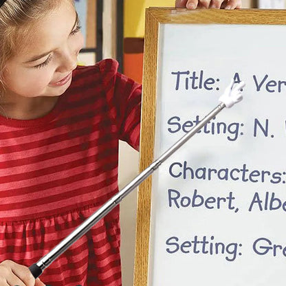 Retractable Stainless Steel Teacher Pointer for Classroom