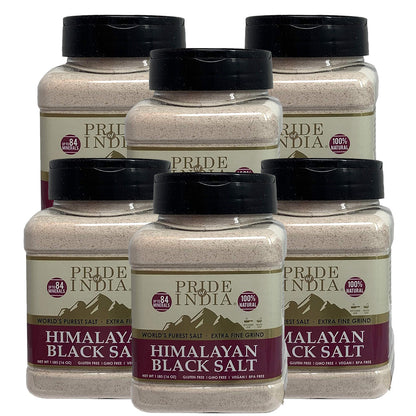 Himalayan Black Rock Salt (Kala Namak) - Extra Fine Grind-4