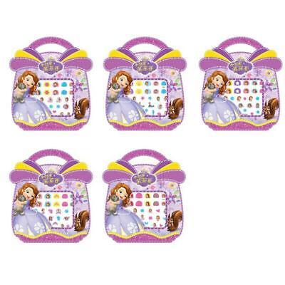 Kids Nail Stickers Frozen Minnie Pony Peppa Princess Nail Art Girls Kids Barbie-16