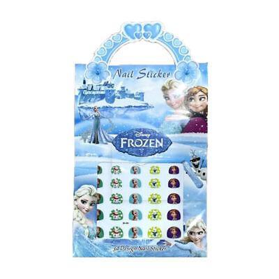 Kids Nail Stickers Frozen Minnie Pony Peppa Princess Nail Art Girls Kids Barbie-8