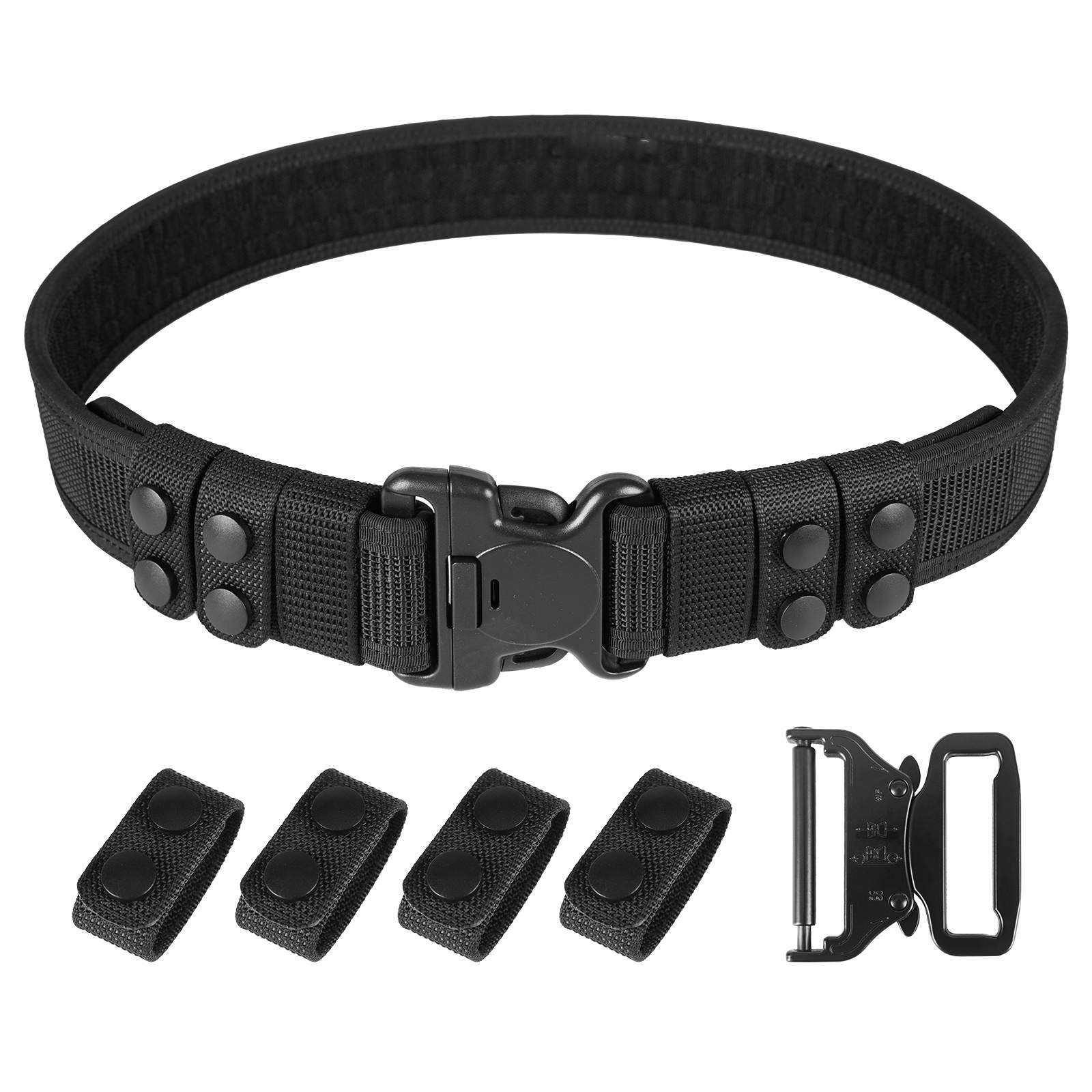 Duty Belt 2'' Police Belts with Hook Lining-0