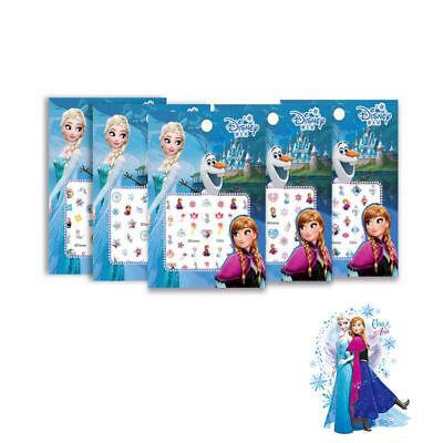 Kids Nail Stickers Frozen Minnie Pony Peppa Princess Nail Art Girls Kids Barbie-5