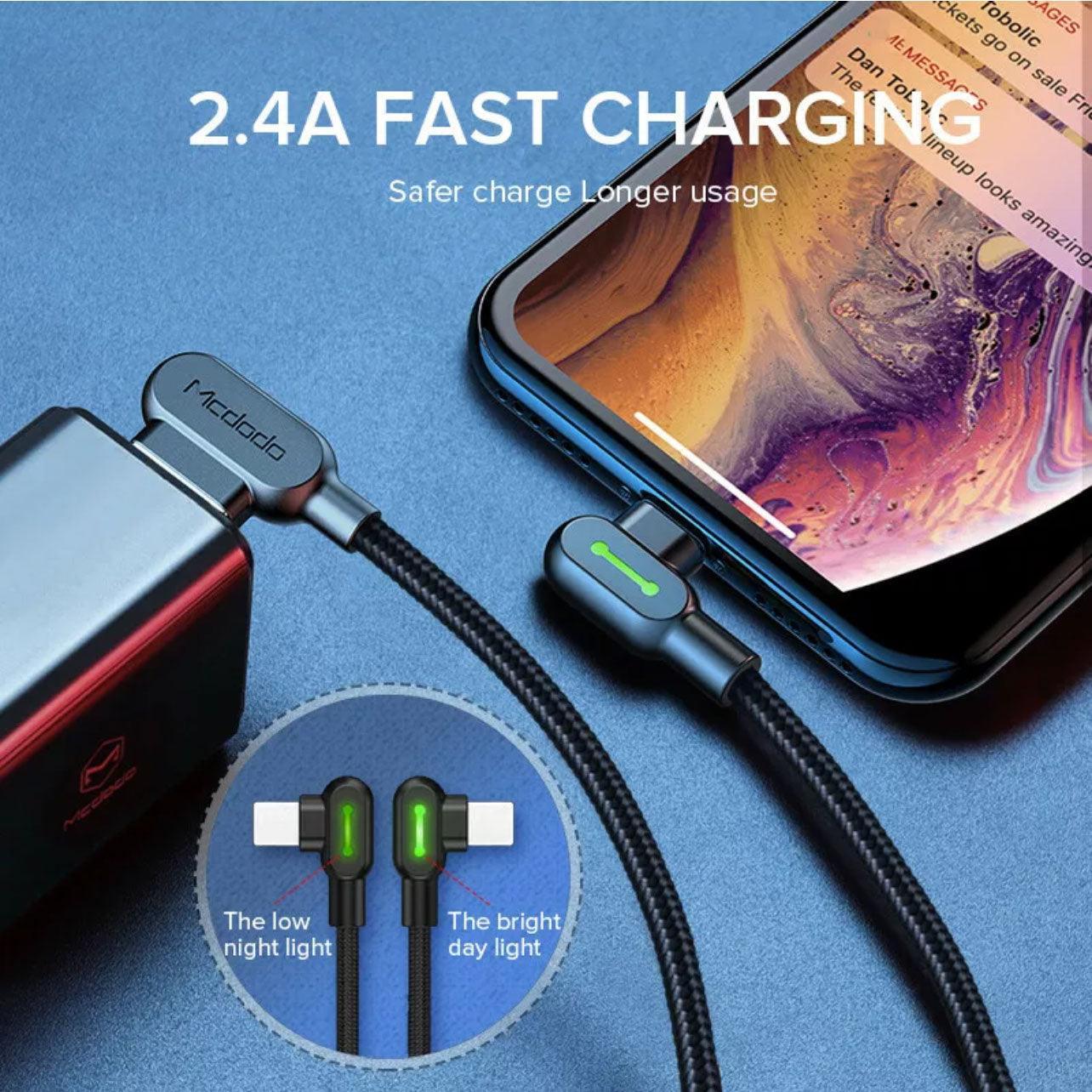 Braided Charging Cable Type C Micro USB iPhone Multiple Colors Durable Design-2