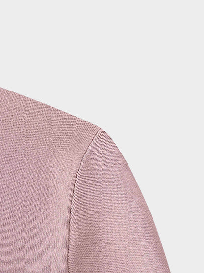 High Cuff Sweater-Blush-3