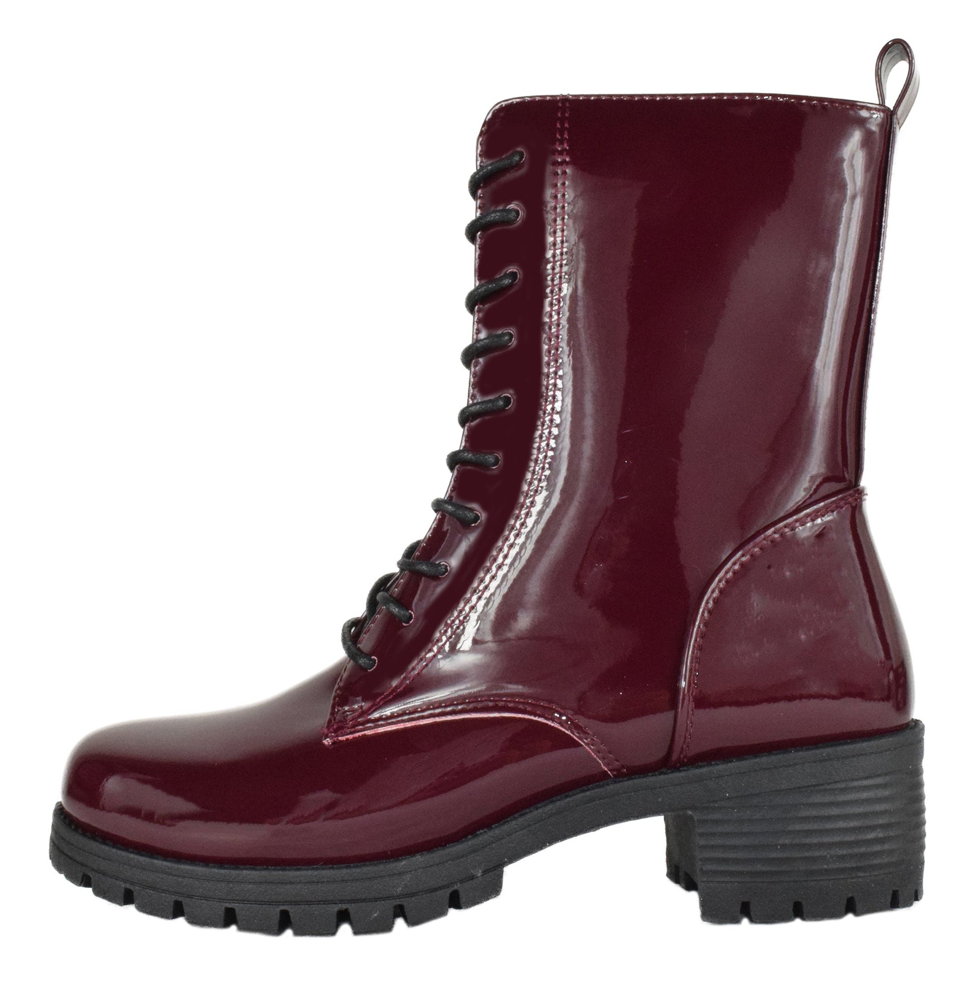 HARLOW-35 Wine Patent Top Moda-0