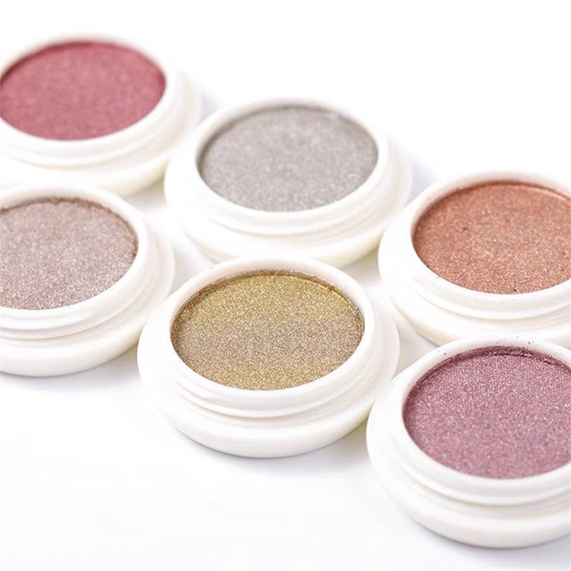6 Colour Nail Mirror Effect Powder High Pigment Glitter Nail Art Dust Manicure A-2