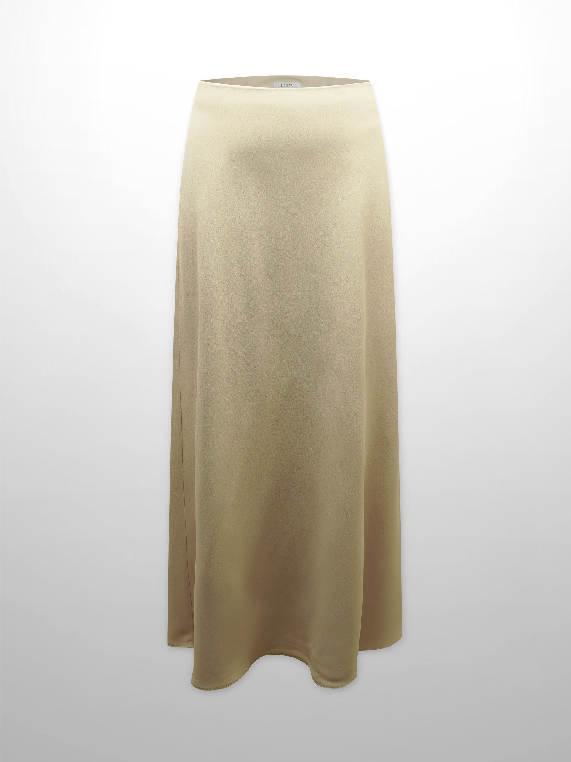 Crepe Slip Skirt-Tan-0