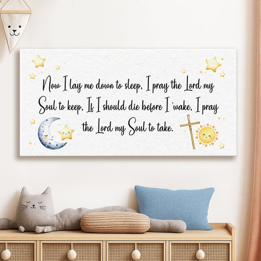 I Lay Me Down To Sleep Faith Sign-0