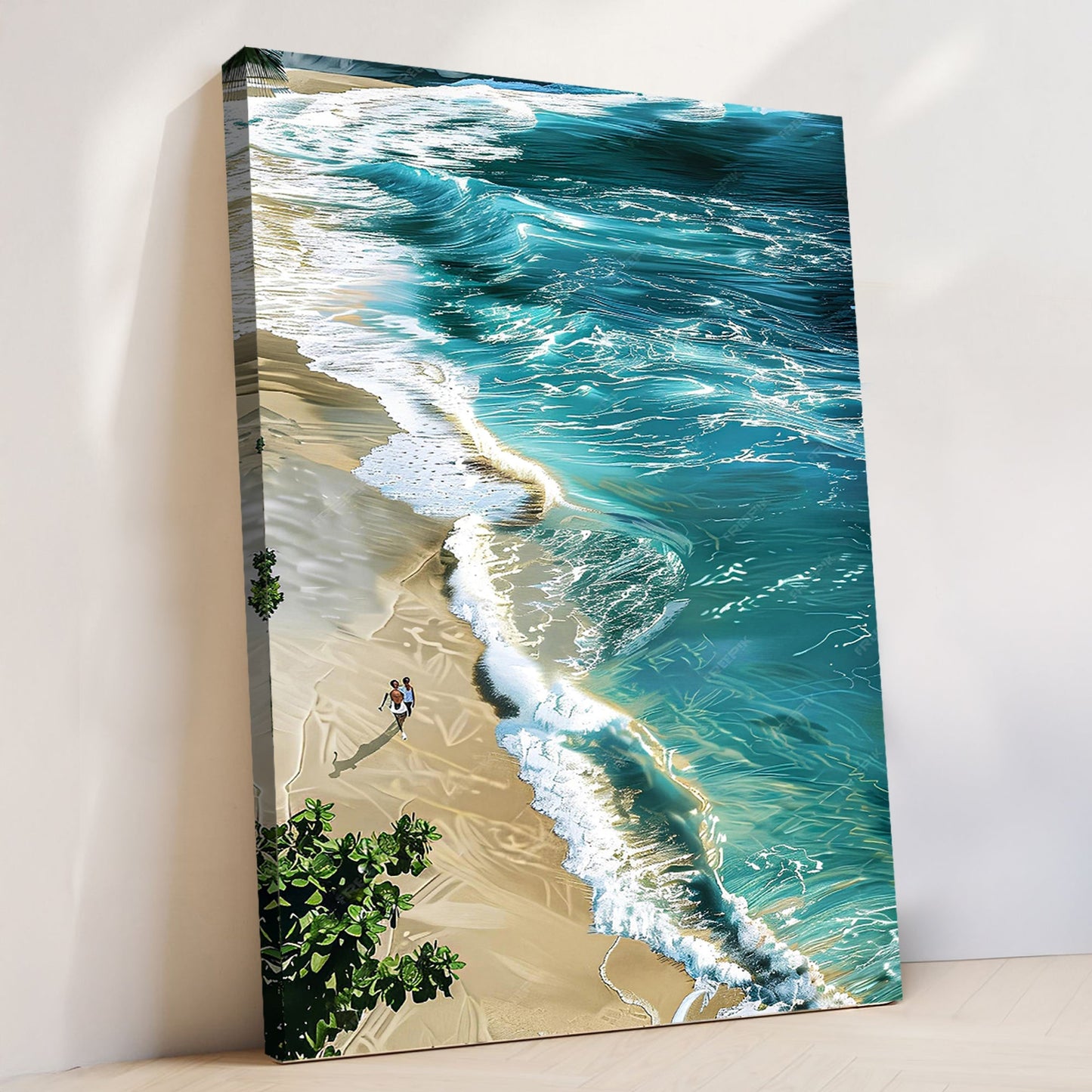 Beachfront Painting Coastal Wall Art II-4