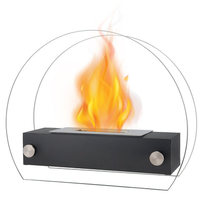 JHY Design Portable Tabletop Fire Pit 35cm – Clean-Burning Bio Ethanol, Ventless, Indoor/Outdoor-2