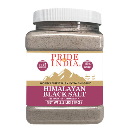 Himalayan Black Rock Salt (Kala Namak) - Extra Fine Grind-3