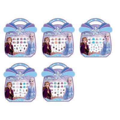 Kids Nail Stickers Frozen Minnie Pony Peppa Princess Nail Art Girls Kids Barbie-9