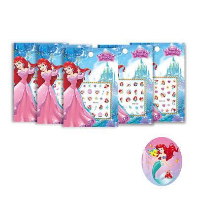 Kids Nail Stickers Frozen Minnie Pony Peppa Princess Nail Art Girls Kids Barbie-12