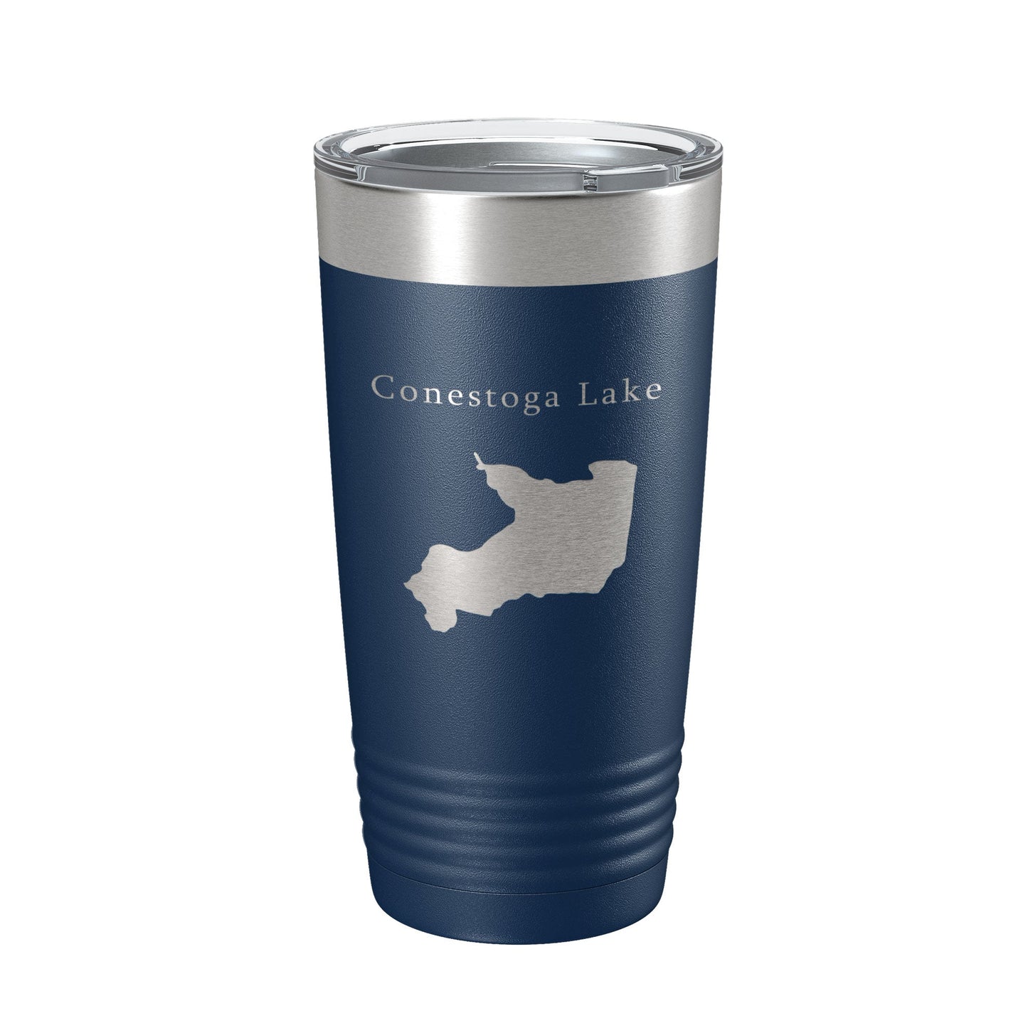 Conestoga Lake Map Tumbler Travel Mug Insulated Laser Engraved Coffee Cup Nebraska 20 oz-8