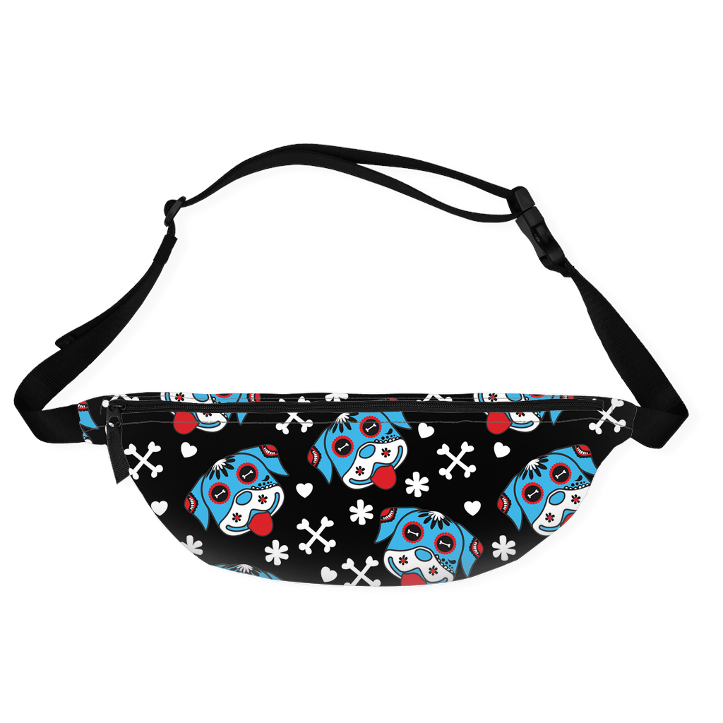 Day of the Dog Blue Fanny Pack-0