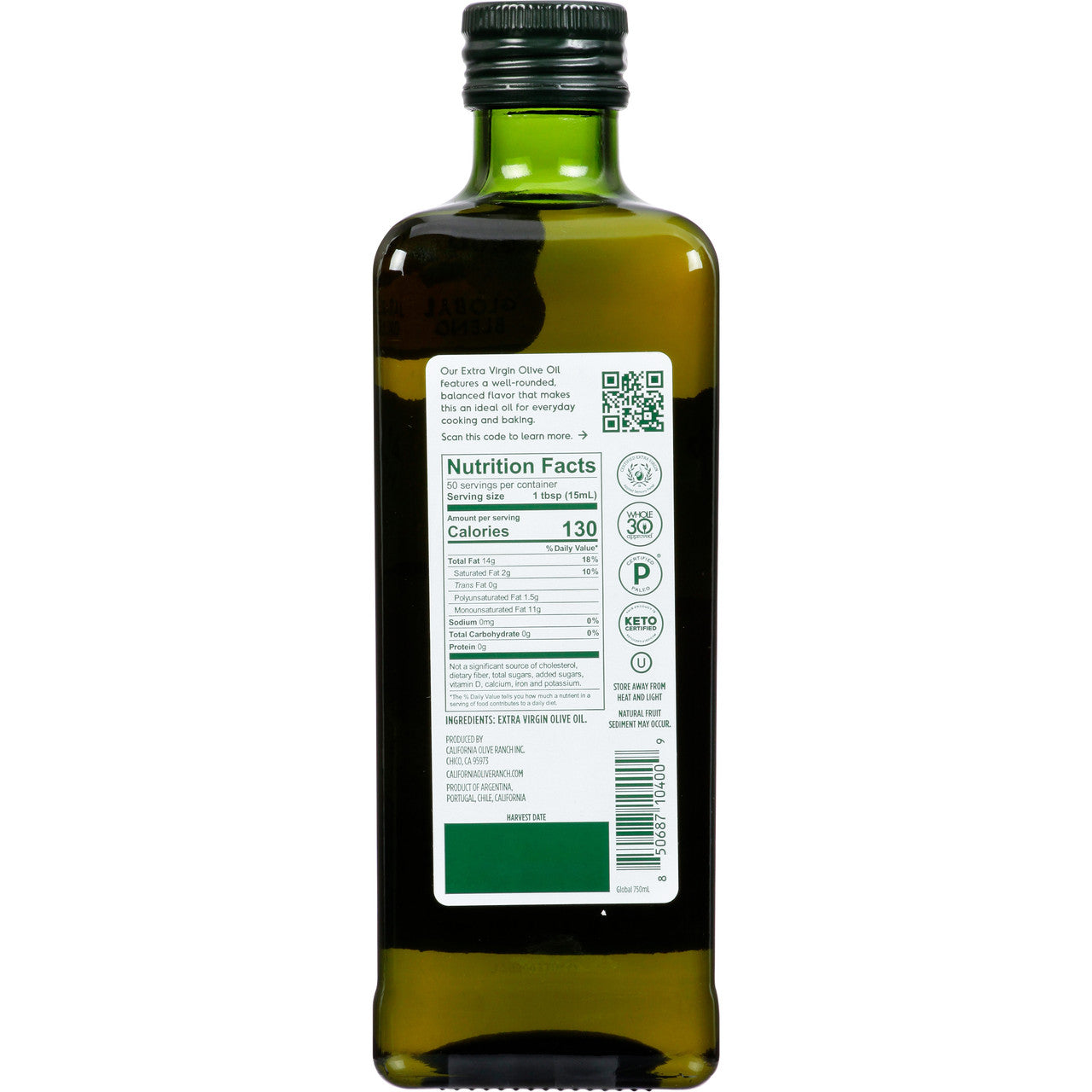 CA OLV MED GLOBAL EVOO ( 6 X 25.4 OZ   )-1