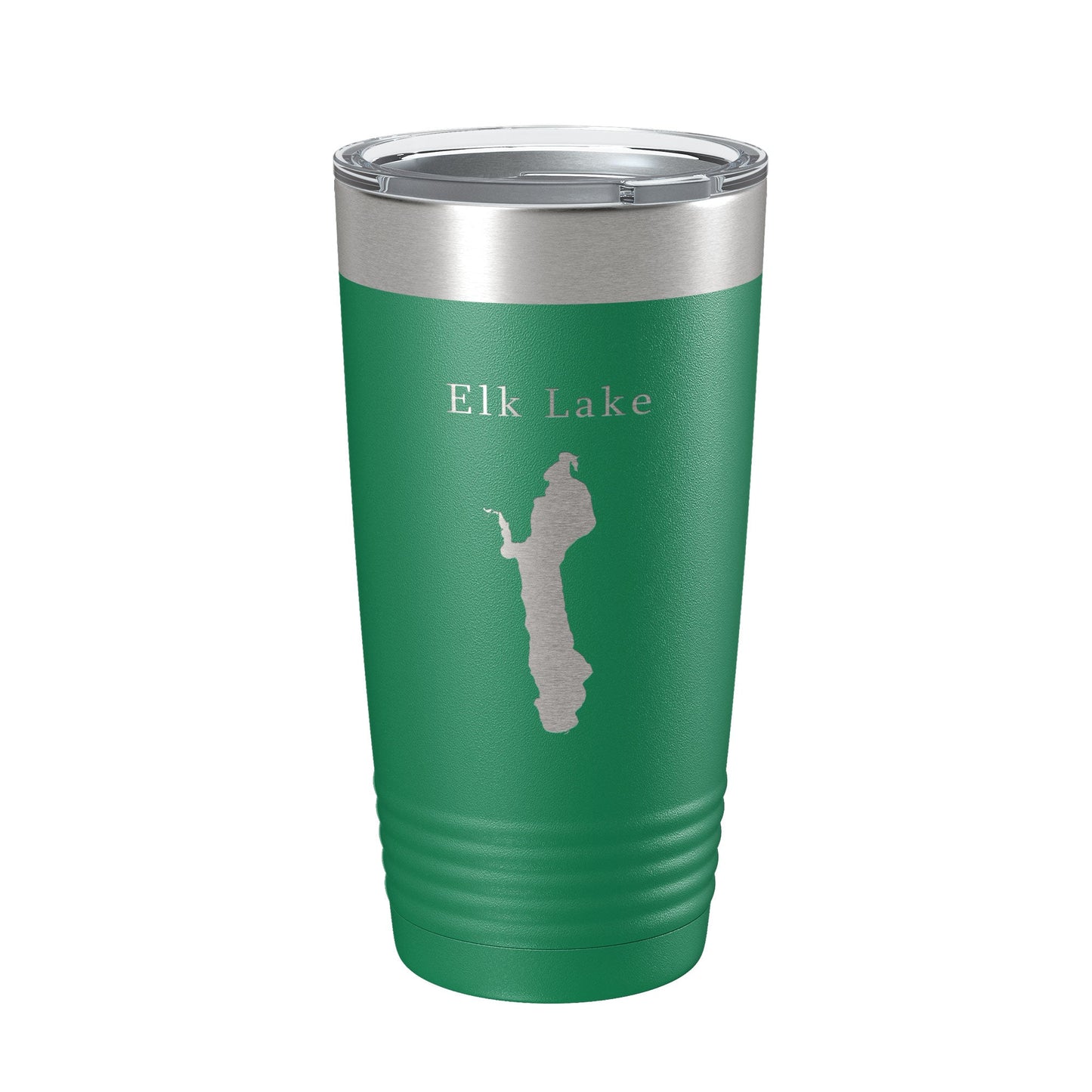 Elk Lake Map Tumbler Travel Mug Insulated Laser Engraved Coffee Cup Michigan 20 oz-9