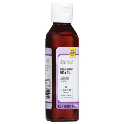 Aura Cacia Lavender Harvest Massage Bath Oil (1x4 Oz)-2