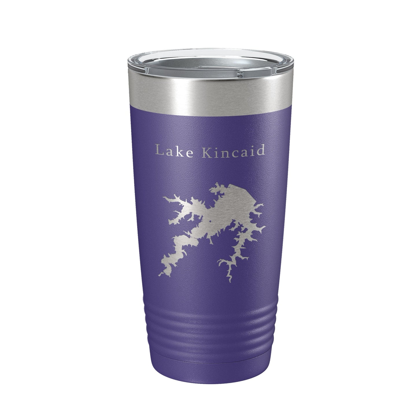 Lake Kincaid Map Tumbler Travel Mug Insulated Laser Engraved Coffee Cup Reservoir Louisiana 20 oz-15