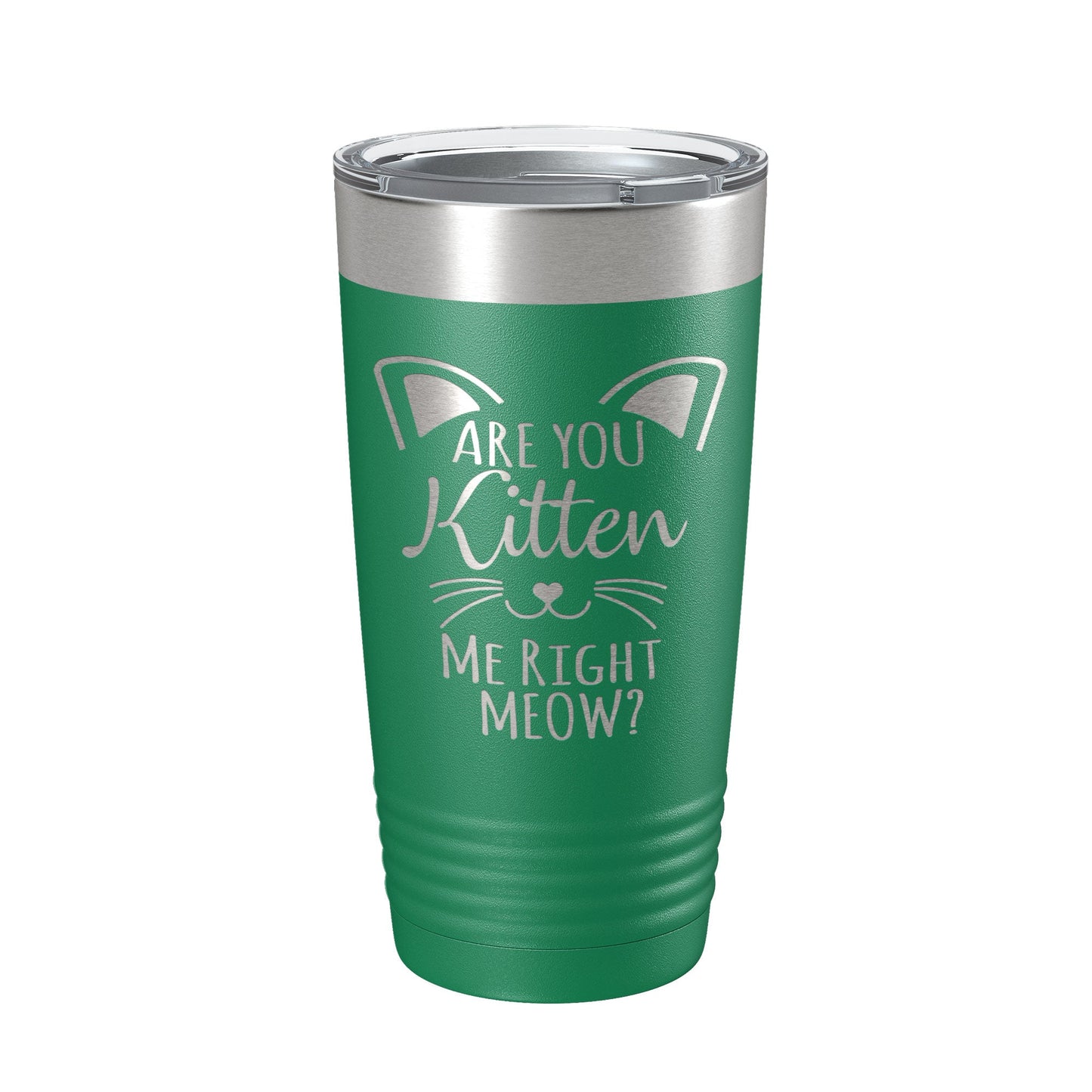 Are You Kitten Me Right Meow Tumbler Travel Mug Insulated Laser Engraved Coffee Cup Funny Cat Lover Gift 20 oz-9