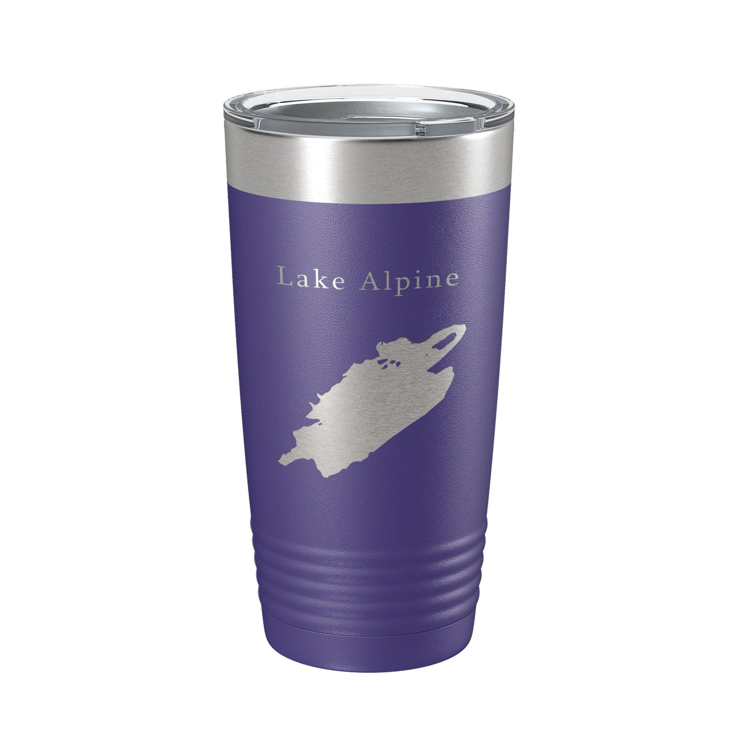 Lake Alpine Map Tumbler Travel Mug Insulated Laser Engraved Coffee Cup California 20 oz-15