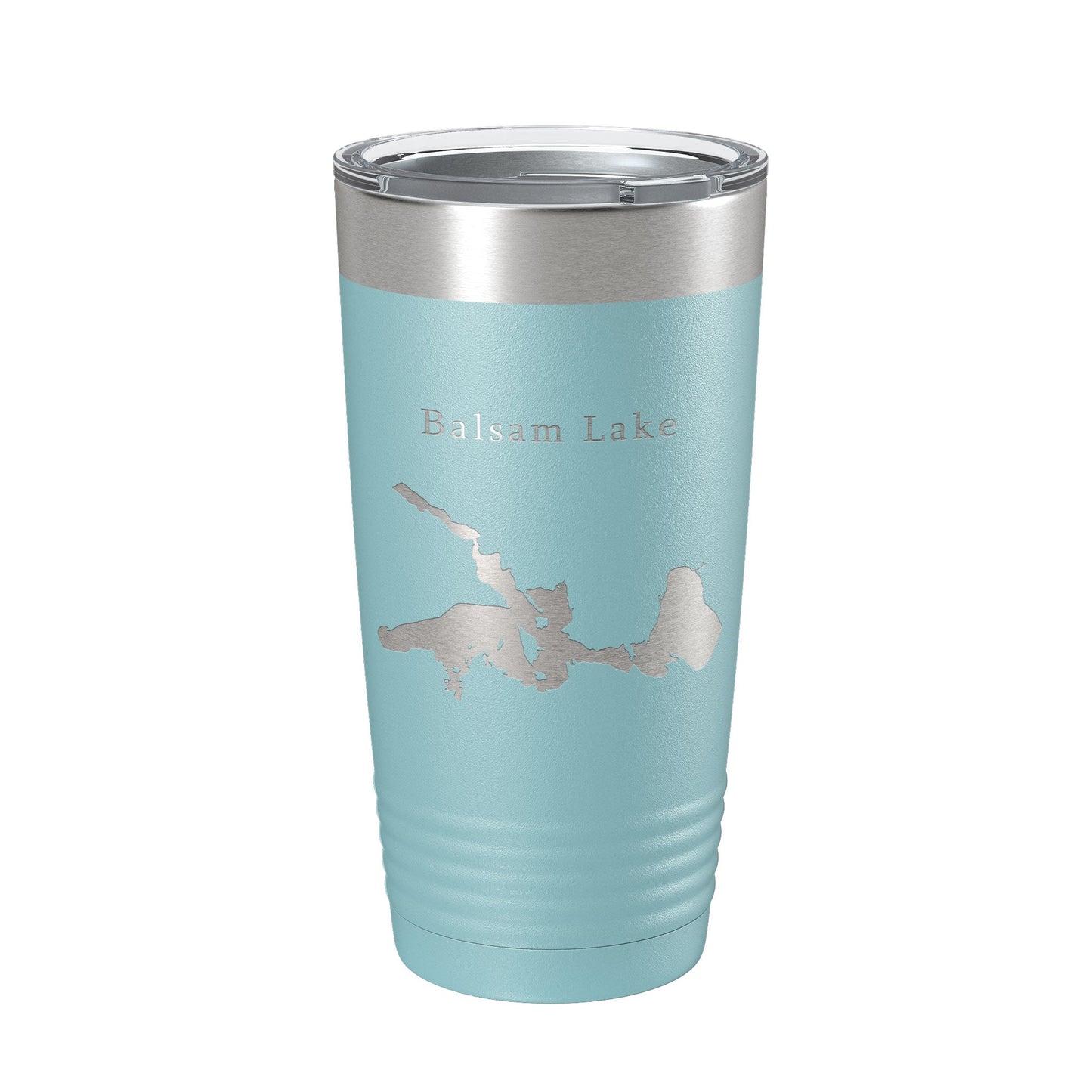 Balsam Lake Map Tumbler Travel Mug Insulated Laser Engraved Coffee Cup Wisconsin 20 oz-13