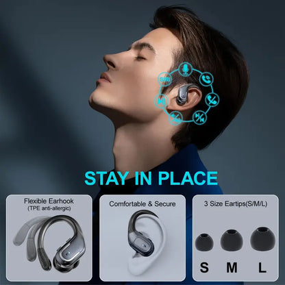90H Wireless 5.3 Earbuds with ENC Noise Cancelling Mic-2