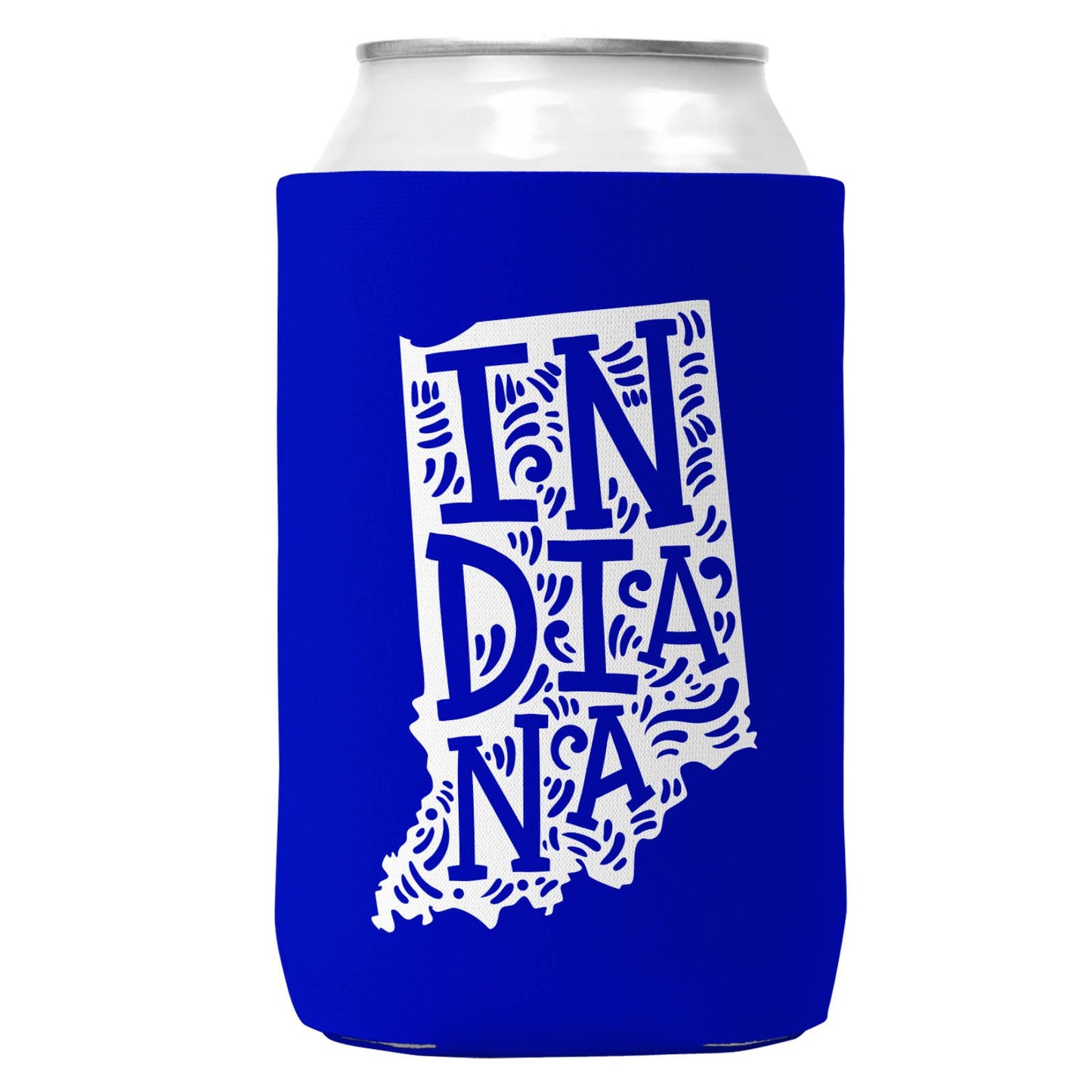 Indiana Can Coozie Cooler for 12oz Cans Indiana State Koozie-2