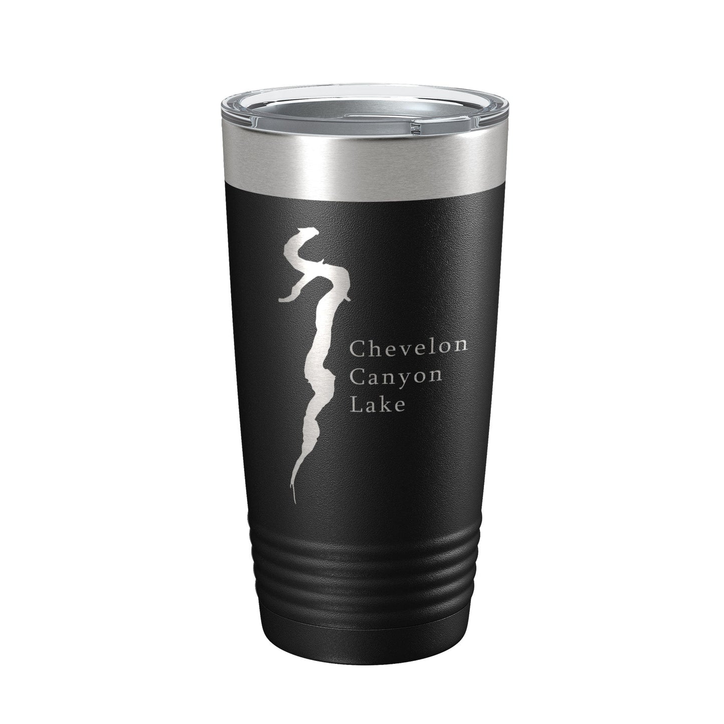 Chevelon Canyon Lake Map Tumbler Travel Mug Insulated Laser Engraved Coffee Cup Arizona 20 oz-5