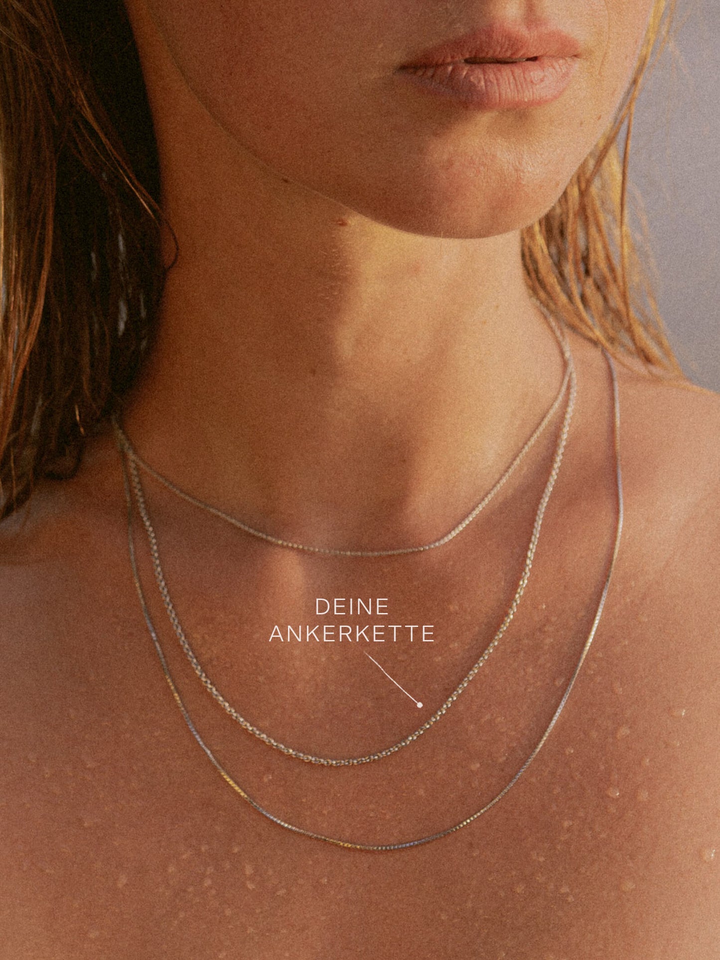 Ankerkette DELICATE Fein Weißgold-1