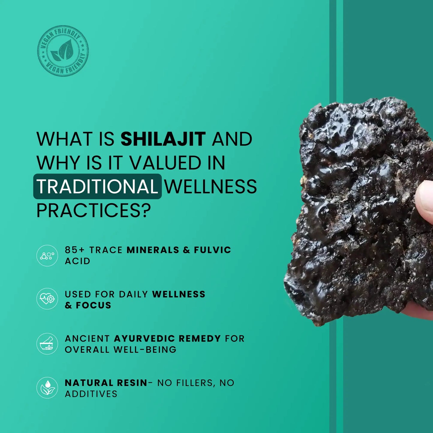 BeepWell Shilajit Combo – Resin (80 Servings) + Gummies with Ashwagandha (60 Ct) – Vegan, No Added Sugar-1