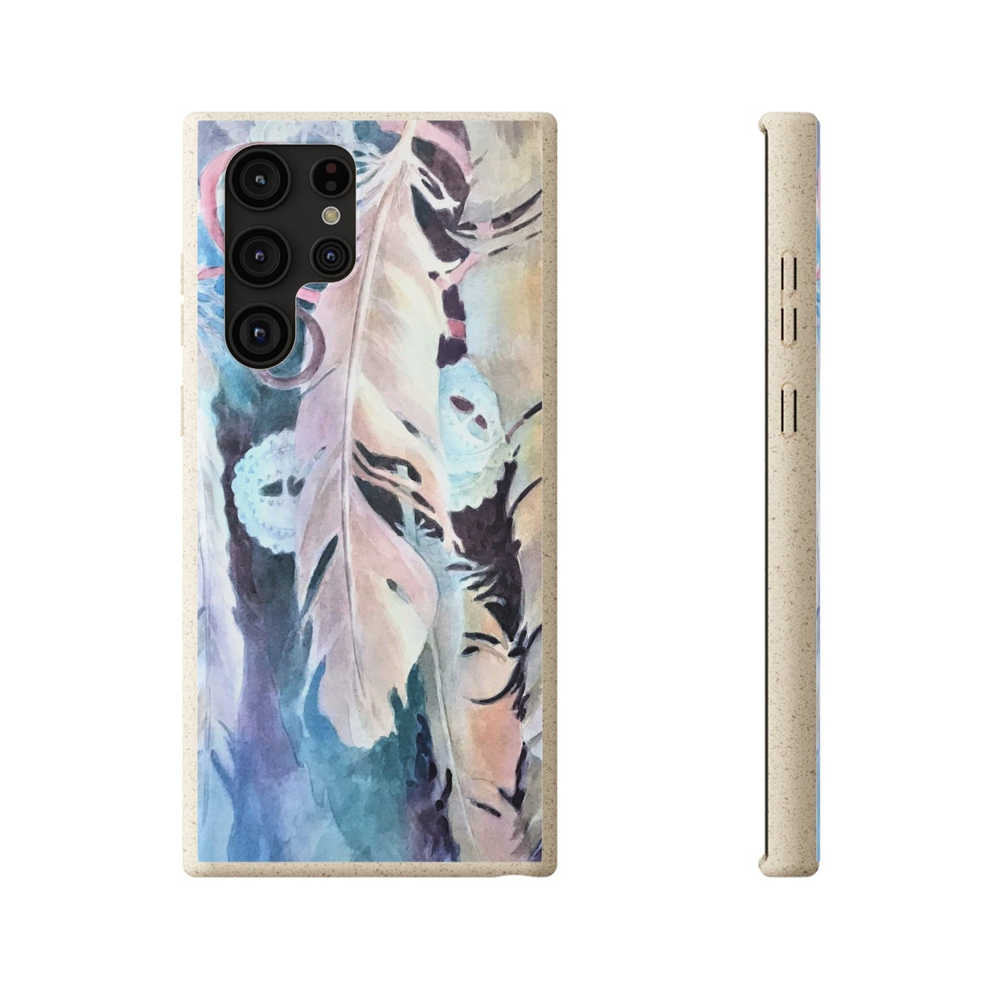 Biodegradable Phone Case with 'Conchos' Watercolor Original Artwork by Barbara Cleary-41