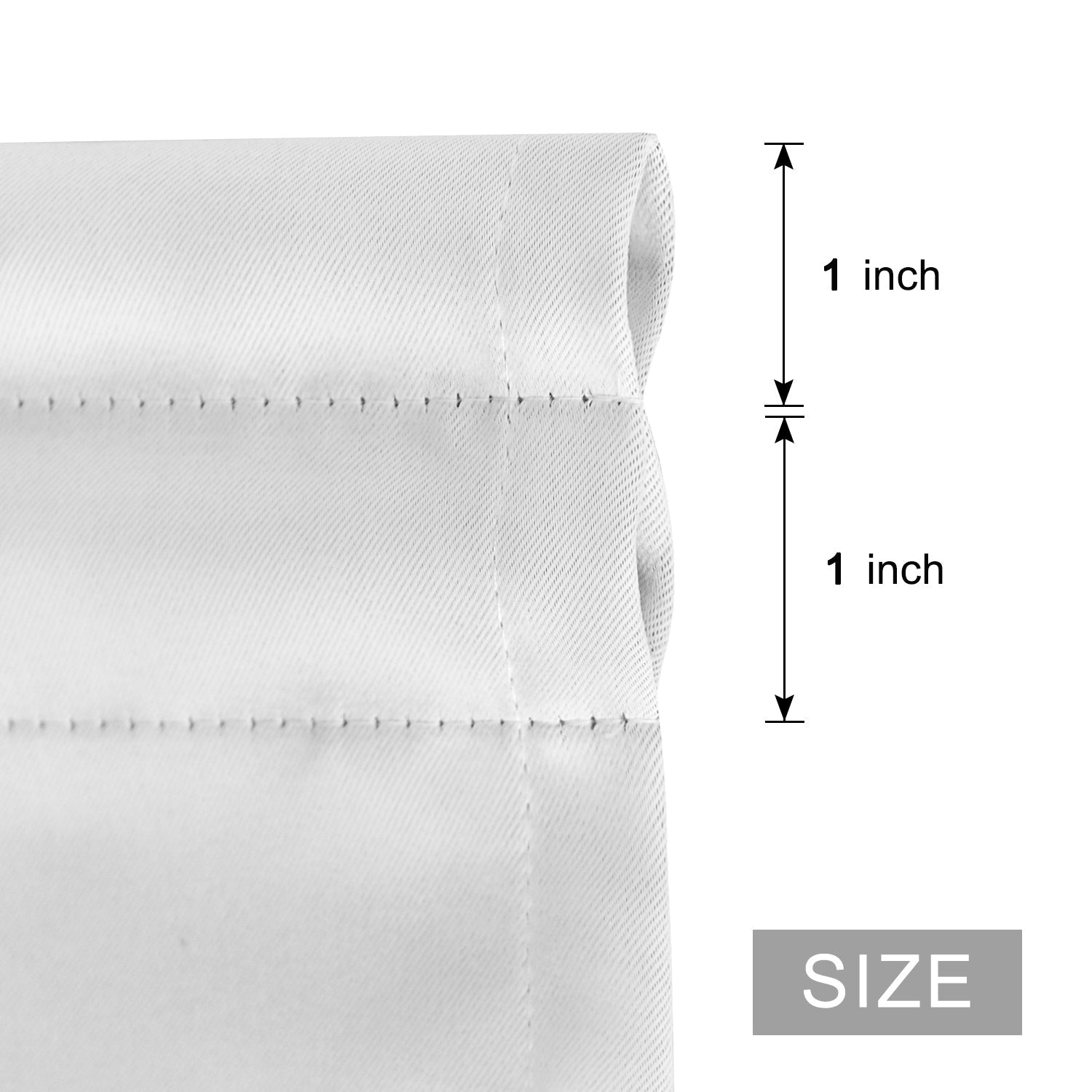 DWCN French Blackout Door Curtains, 1 Curtain Panel with Tieback-4