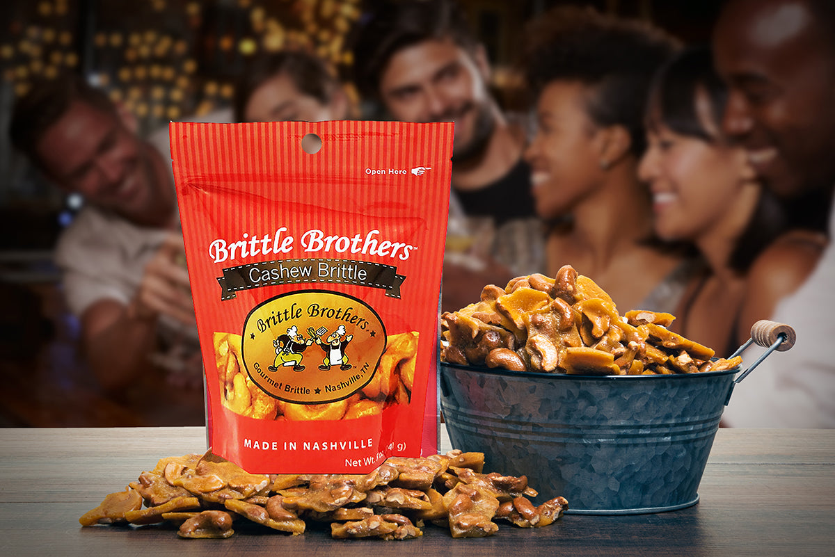 Brittle Brothers - Cashew Brittle - 5 oz. Bag (Wholesale)-2