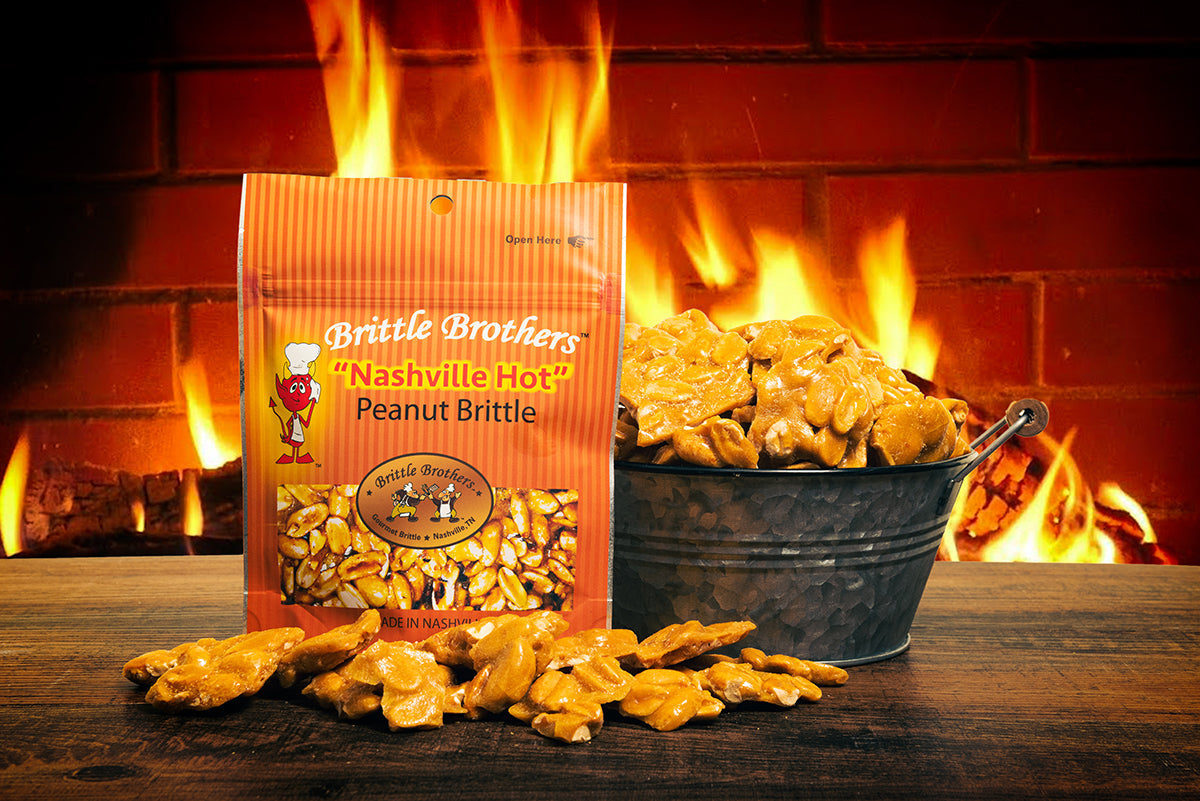 Brittle Brothers - Nashville Hot Peanut Brittle - 5 oz. Bag (Wholesale)-3