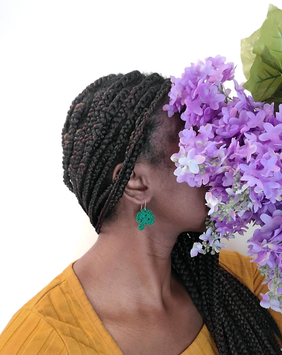 3 Leaf Clover Earrings-1