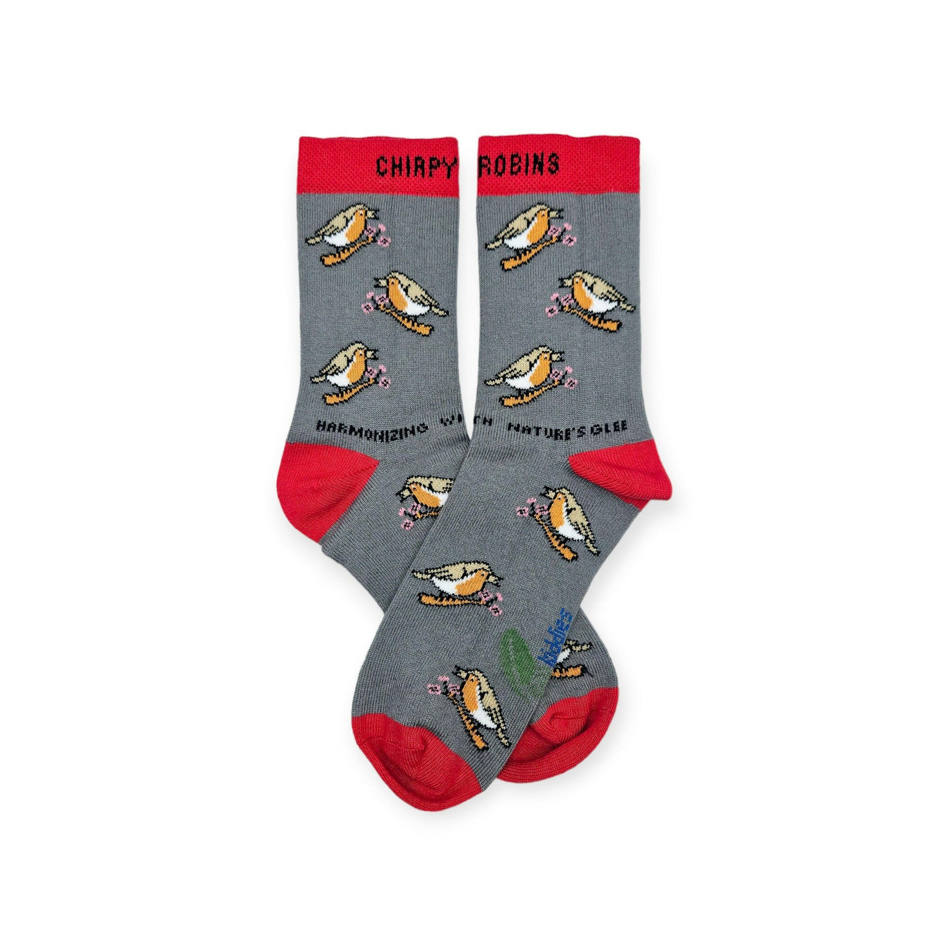 CHIRPY ROBIN ORGANIC COTTON KIDS SOCKS-3