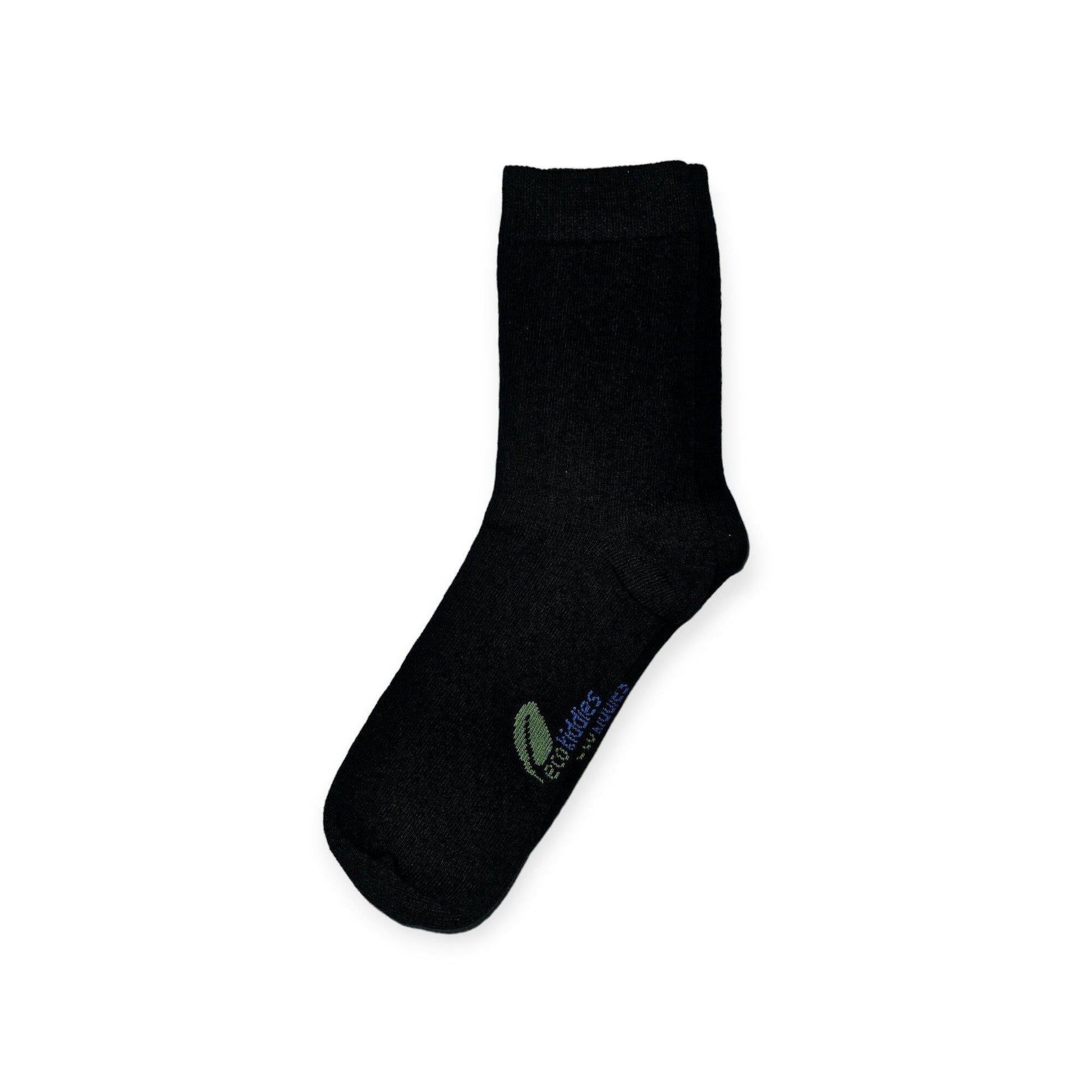 BLACK SCHOOL SOCKS - KIDS (PLAIN SOCKS)-2