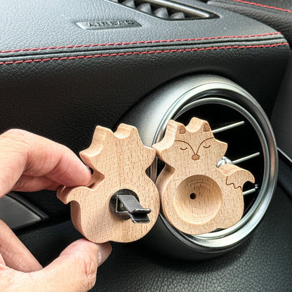 Fox - Wooden Essential Oil Diffuser | Incense Holder-2