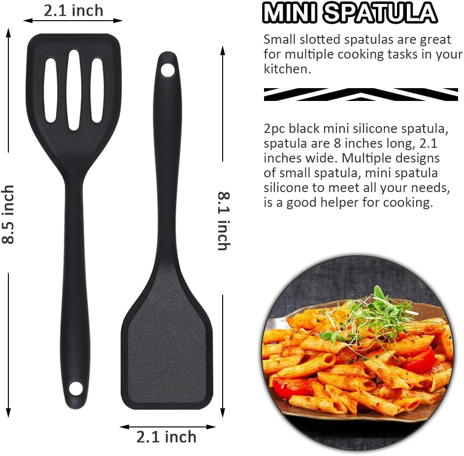 6-Piece Mini Silicone Kitchen Tool Set.-2