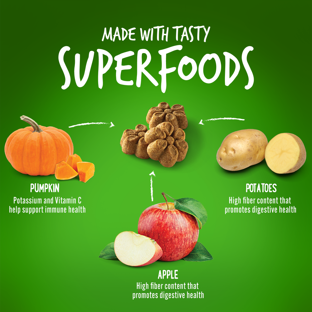 Fruitables Pumpkin & Apple Mix Dog Treats (8x7 Oz)-1