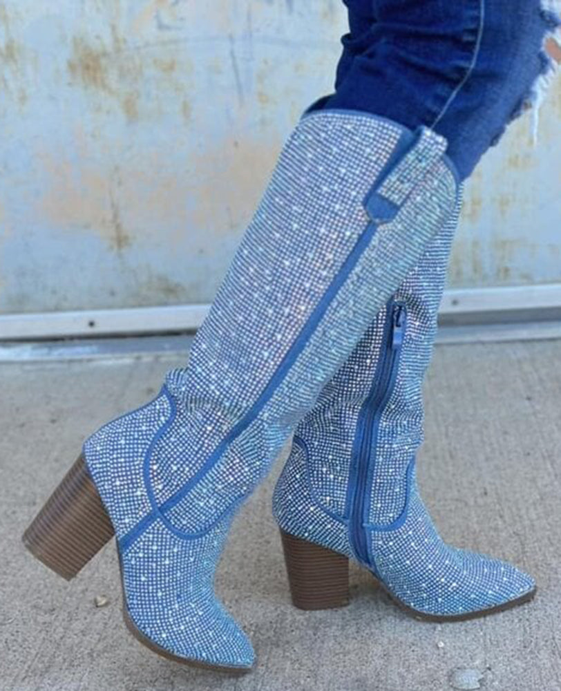 IMOGEN-38 Blue Denim TOP MODA-4