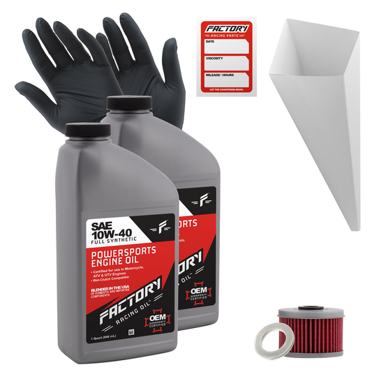 10W-40 2 Quart Oil Change Kit For Honda CRF250F 2019-2023-0