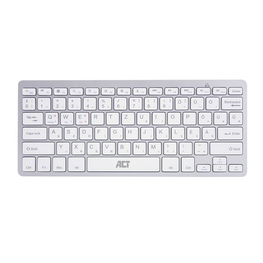 ACT AC5610 klawiatura Uniwersalne Bluetooth QWERTZ Węgierski Biały (AC5610)-0
